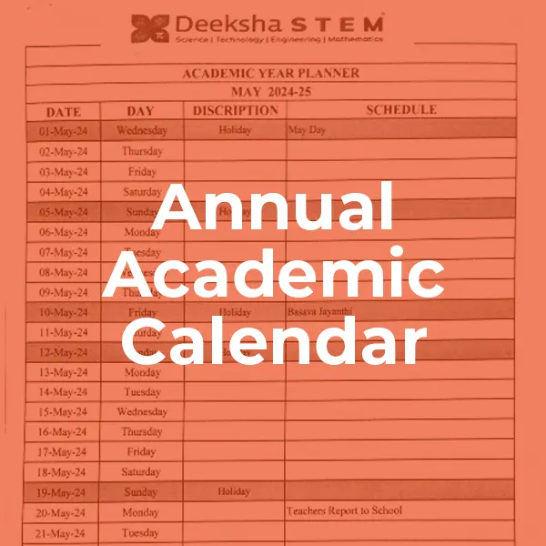 Annual Academic Calendar
