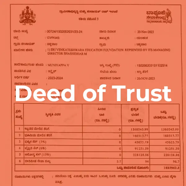 Deed of Trust