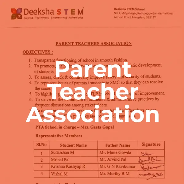 Parent Teacher Association